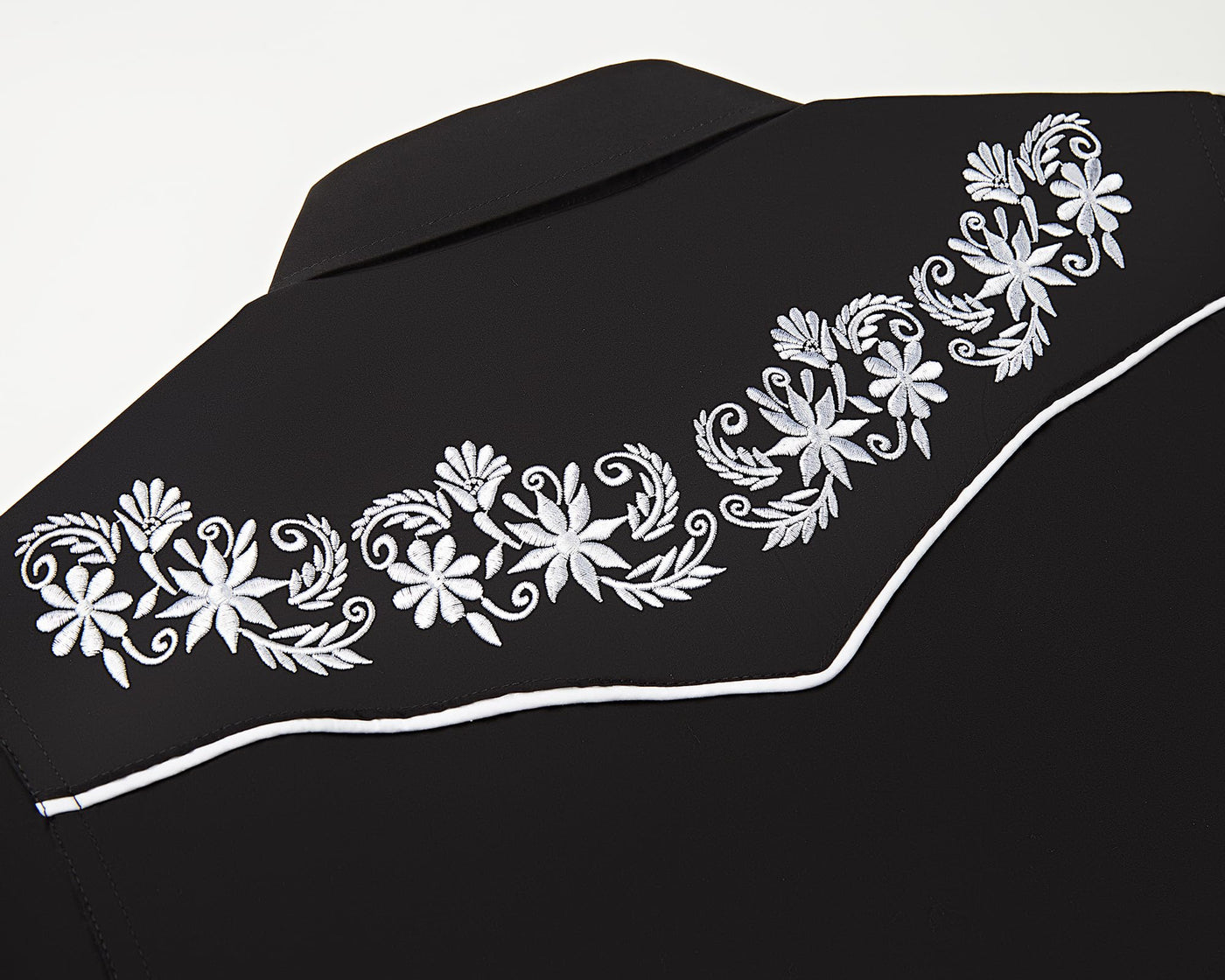 Outback King |Women's Prairie Embroidery Cowgirl Shirt | Black Magnoli
