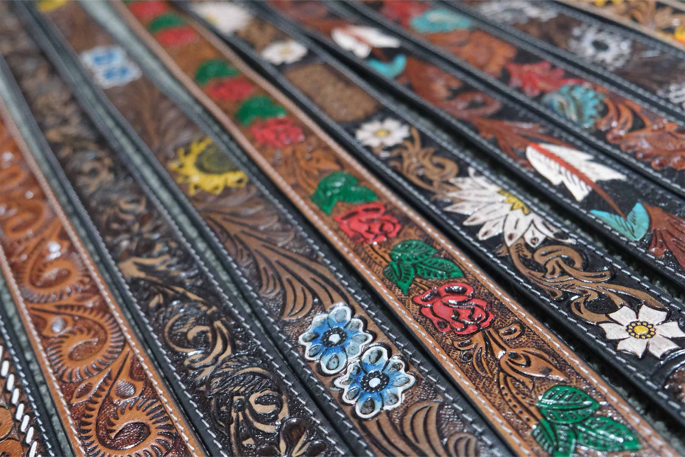 Outback King | Turquoise Blossom Western Belt