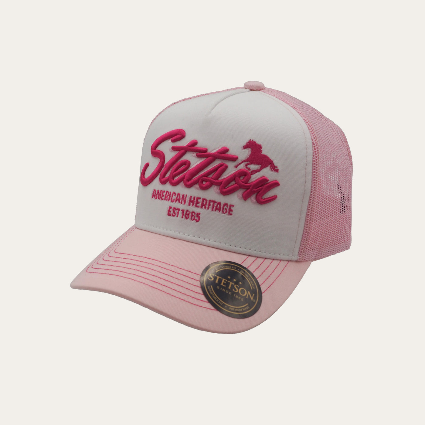 Stetson | Classic Trucker Cap | Pink