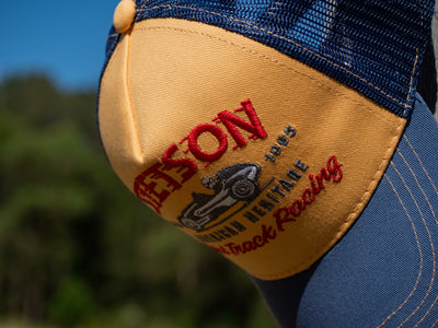 Stetson | Kids Racing Trucker Cap | Yellow/Blue