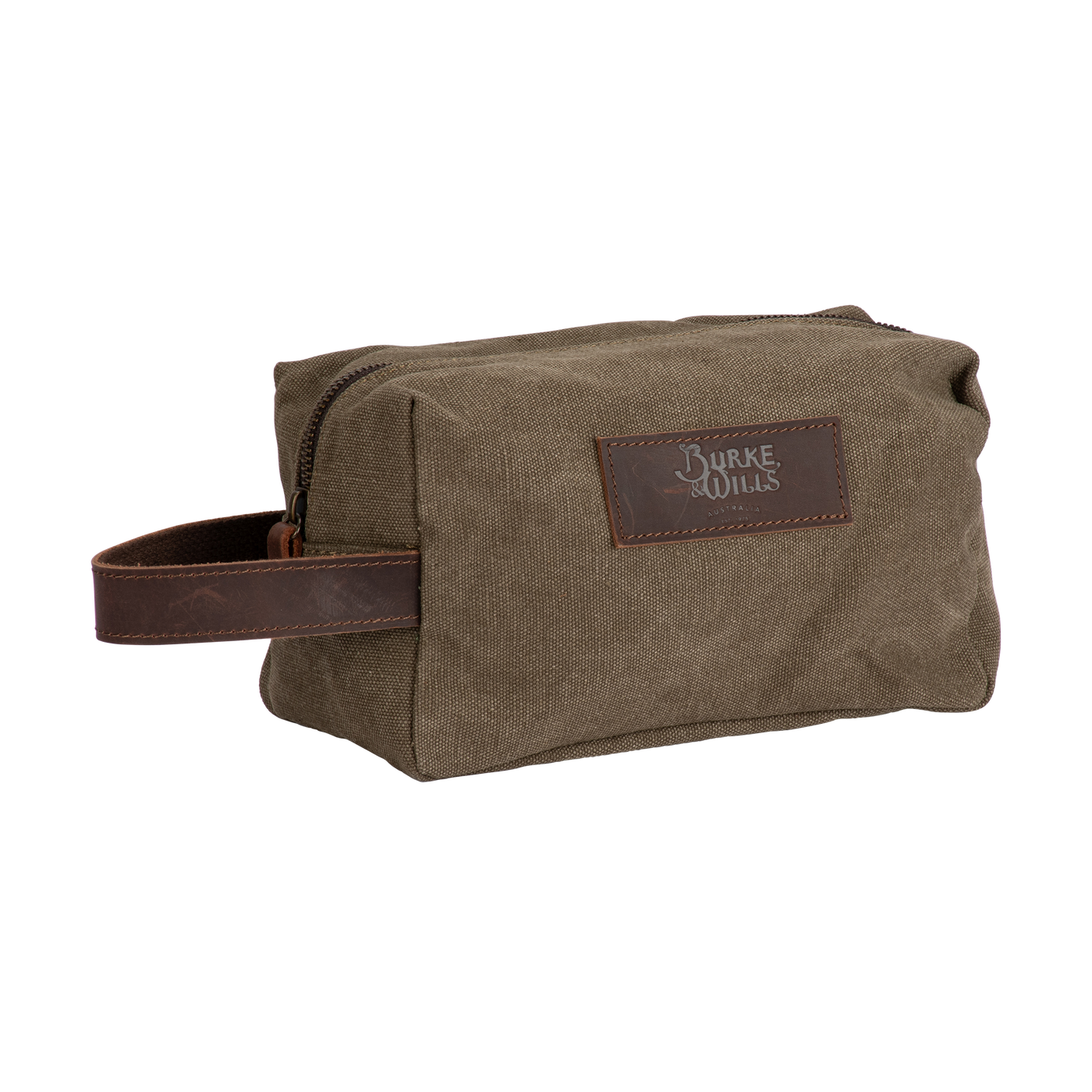 Burke & Wills Saunders Toiletry Bag | Army Green