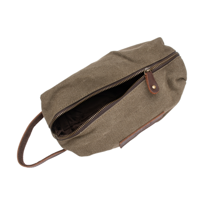 Burke & Wills Saunders Toiletry Bag | Army Green