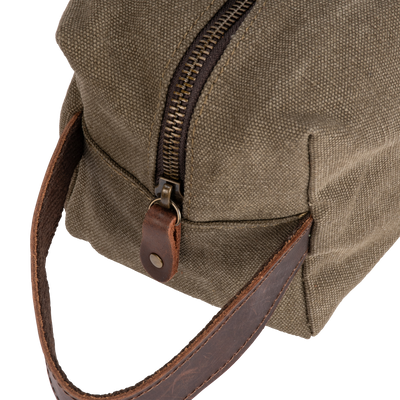 Burke & Wills Saunders Toiletry Bag | Army Green
