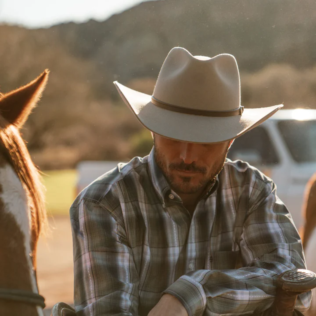 Stetson | Seneca ~ Buffalo Fedora | Silversand