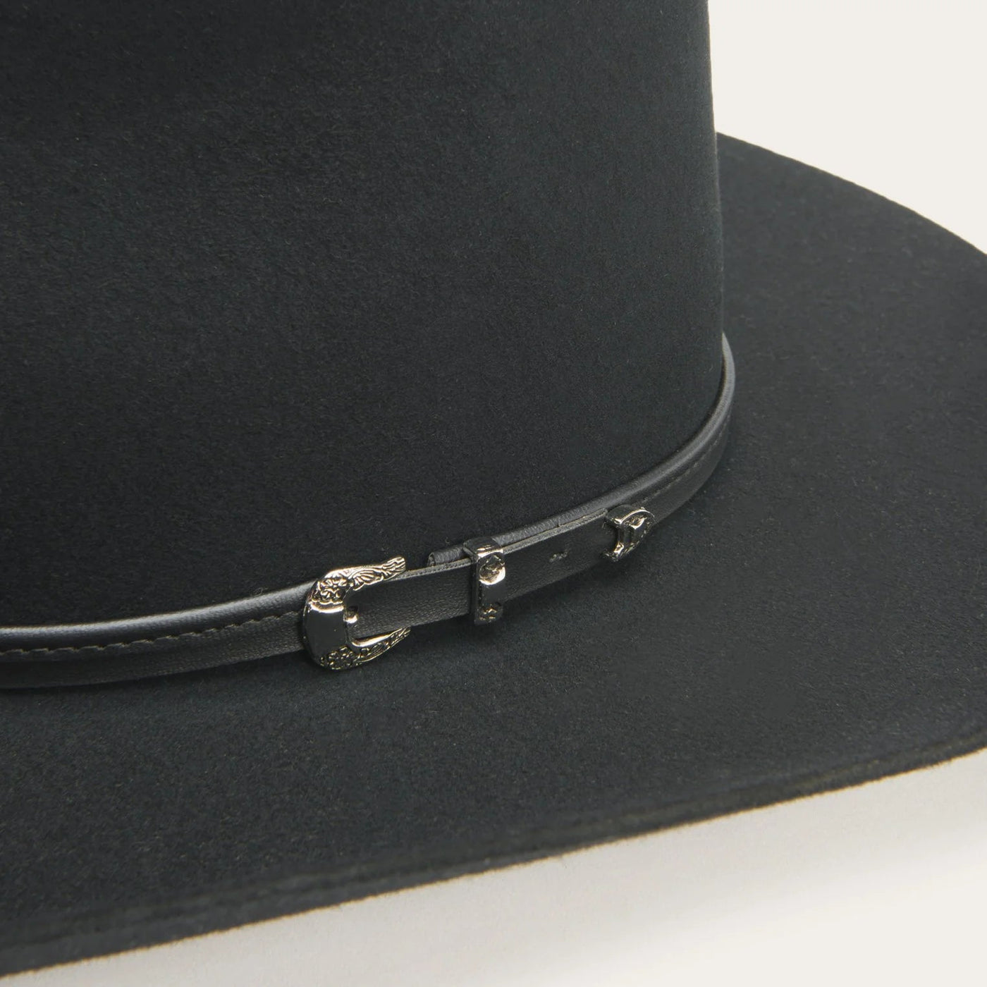 Stetson | Seneca ~ Buffalo Fedora | Black