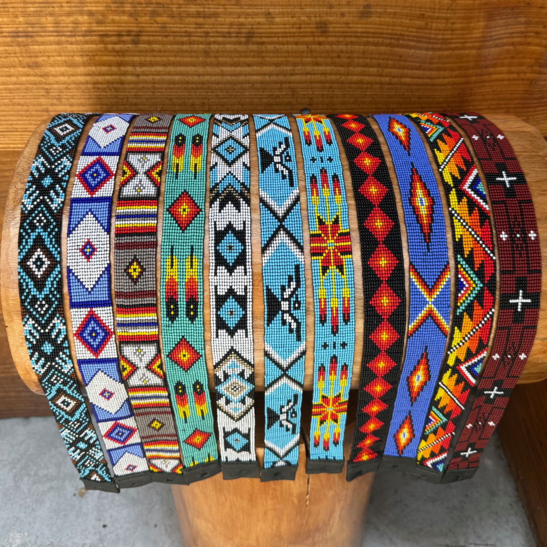 Outback King | Handcrafted Beaded Hat Band | Wide