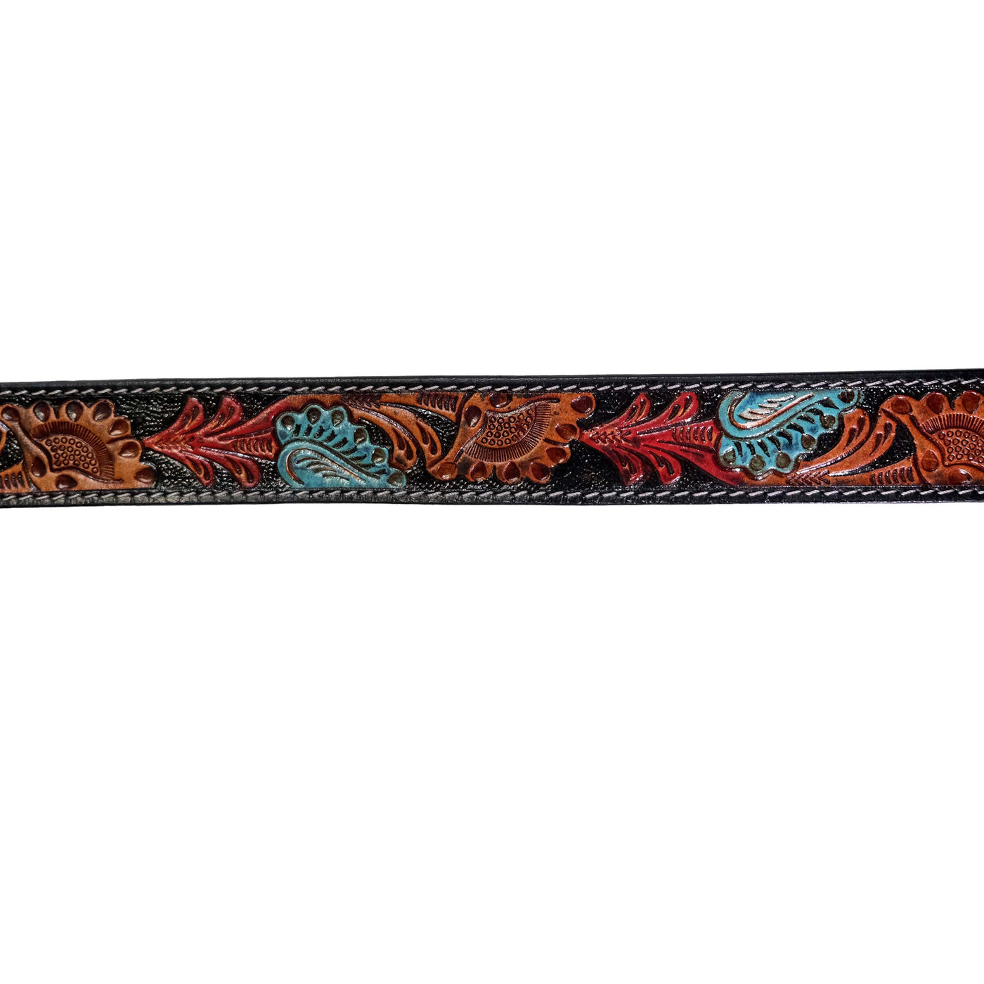 Outback King | Southwestern Flame Tri Colour Western Belt