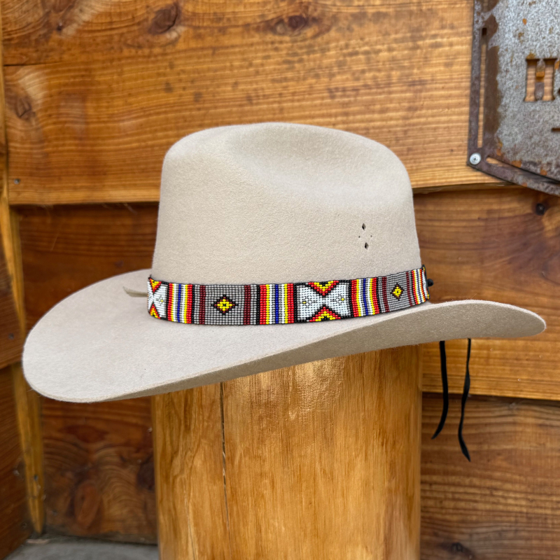Outback King | Handcrafted Beaded Hat Band | Wide