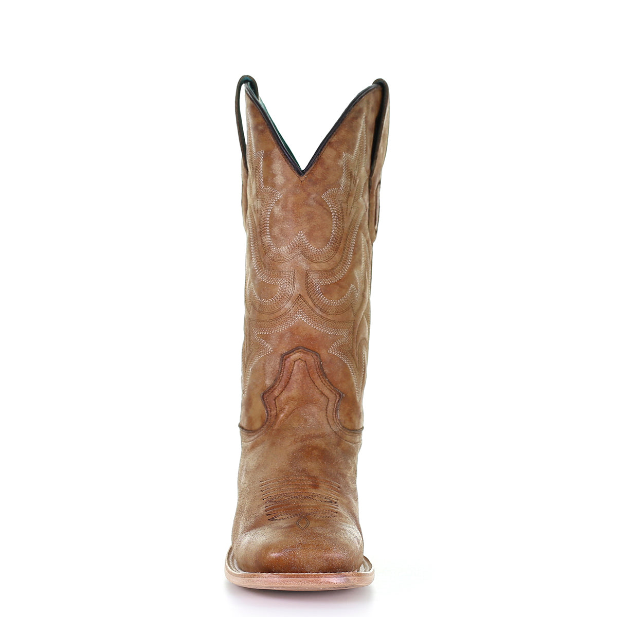 Corral | Embroidery | Wide Square Toe | Sand