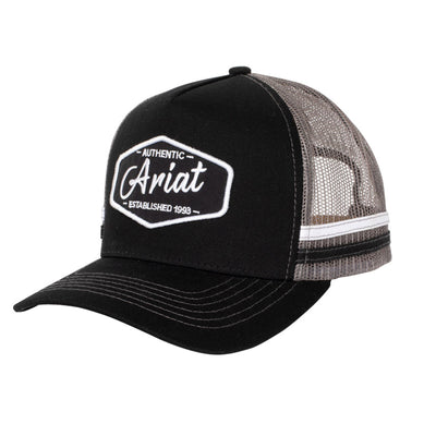 Ariat | Trucker Cap | EST Patch | Black/Grey