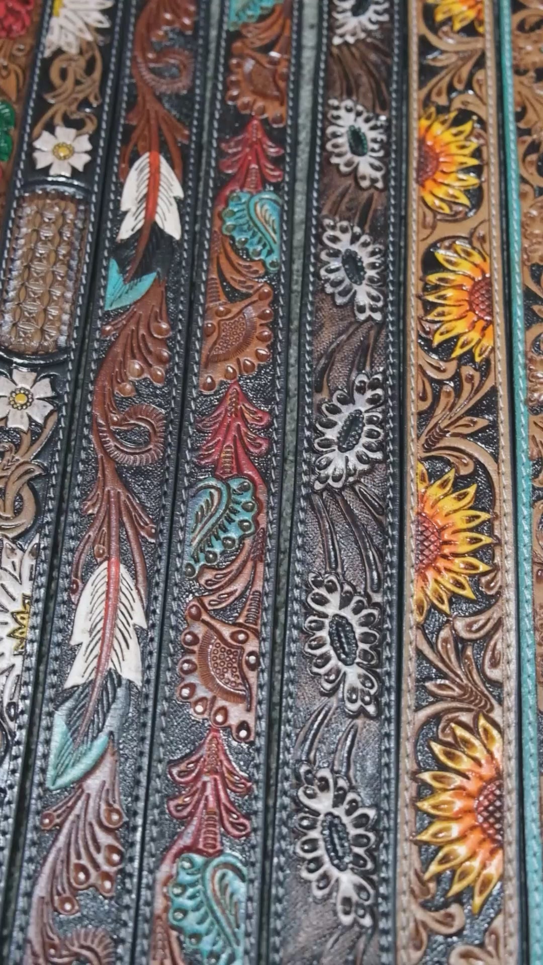 Outback King | Turquoise Blossom Western Belt