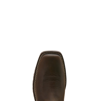 Ariat | Men's Activator Waterproof Work Boot | Dark Brown Green