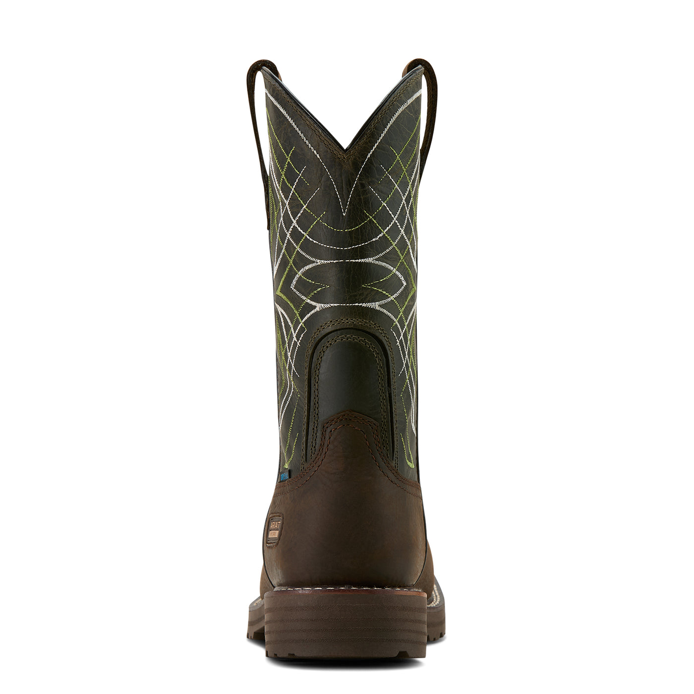 Ariat | Men's Activator Waterproof Work Boot | Dark Brown Green