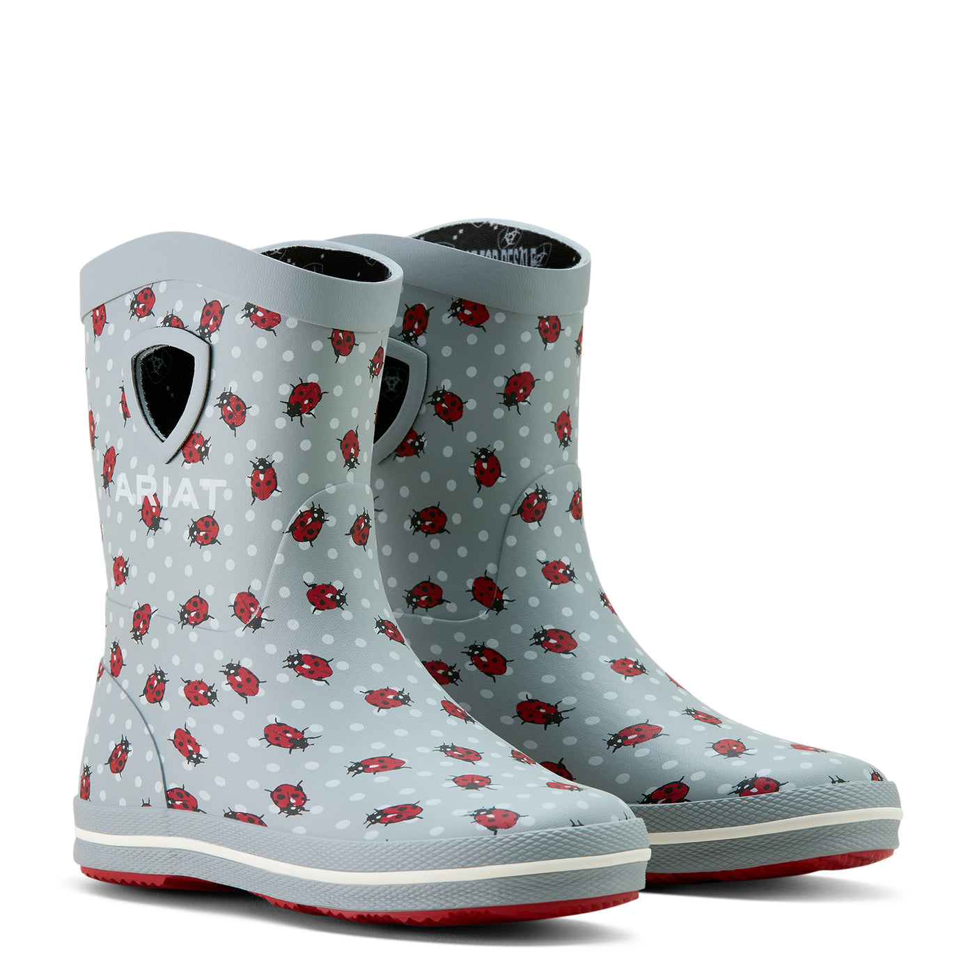 Ariat |  Kid's Kelmarsh Rubber Boot | Lady Bug Print
