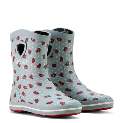 Ariat |  Kid's Kelmarsh Rubber Boot | Lady Bug Print