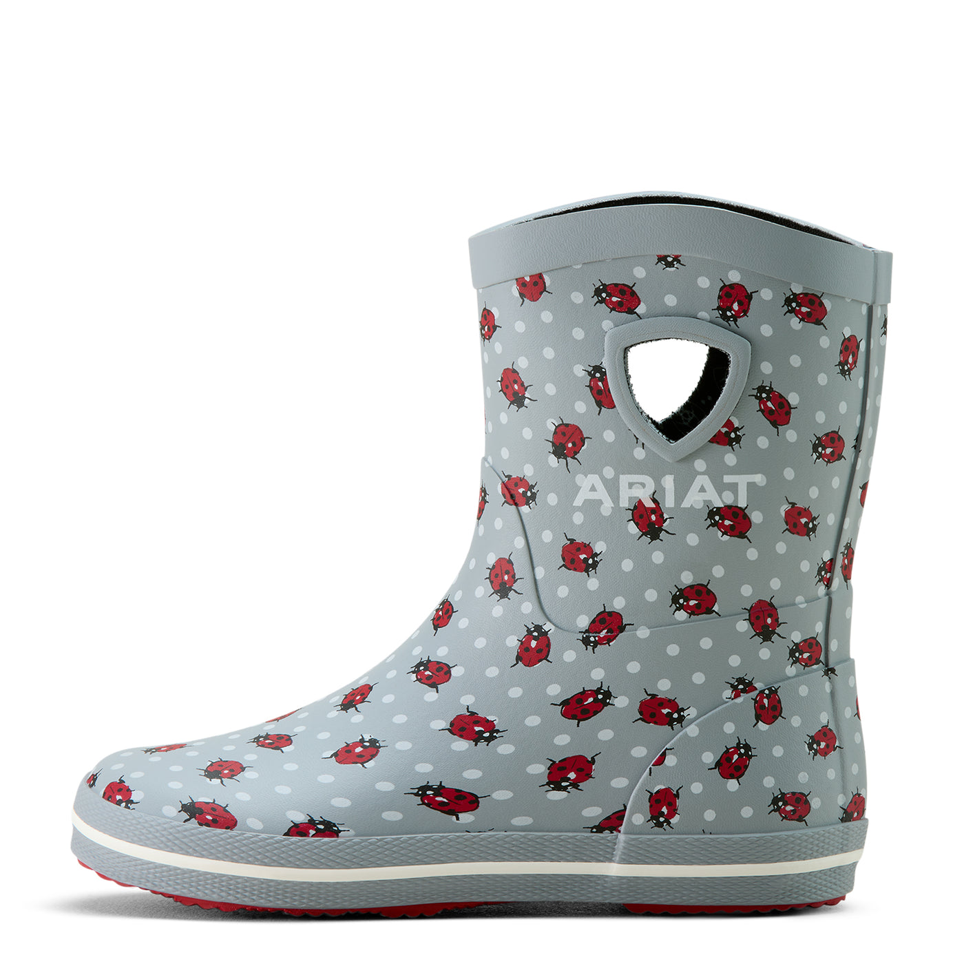 Ariat |  Kid's Kelmarsh Rubber Boot | Lady Bug Print