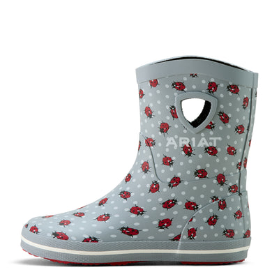 Ariat |  Kid's Kelmarsh Rubber Boot | Lady Bug Print