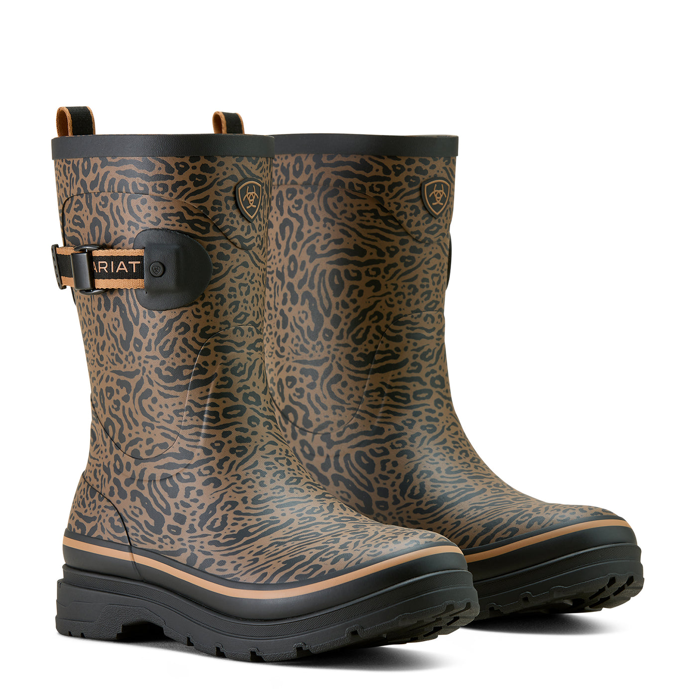 Ariat | Women’s Kelmarsh Mid Rubber Boot | Ocelot Print