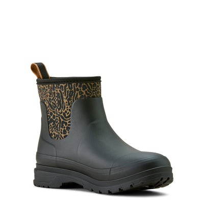 Ariat | Women’s Kelmarsh Shortie Rubber Boot | Ocelot Print
