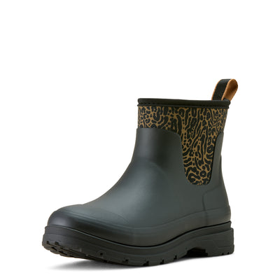 Ariat | Women’s Kelmarsh Shortie Rubber Boot | Ocelot Print