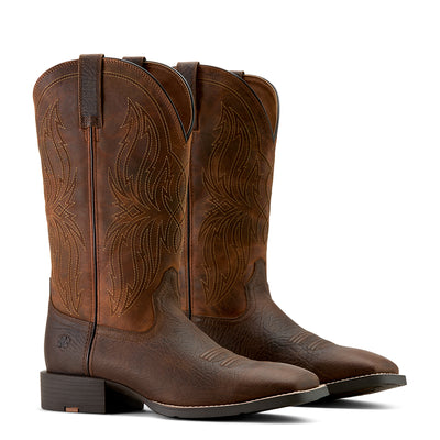 Ariat | Men’s Sport Rustler Cowboy Boot | Rich Oak