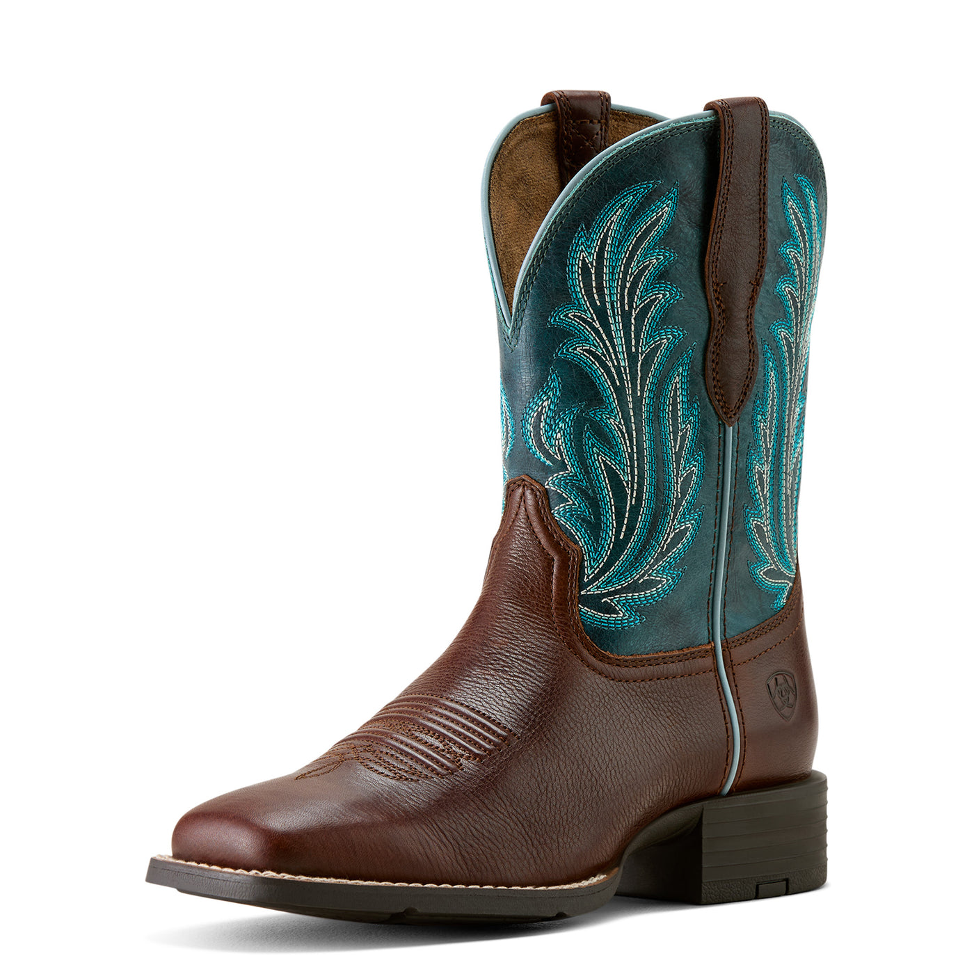 Ariat | Women's Round Up Filly Western Boot | Loyal Blue