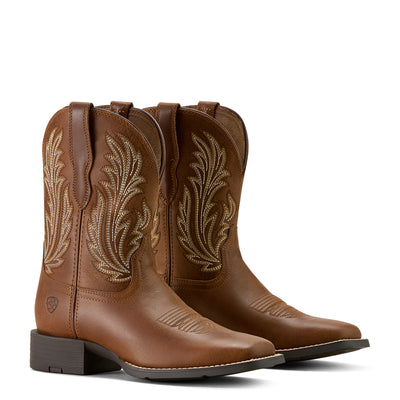 Ariat | Women's Round Up Filly Western Boot | Sorrel Crunch