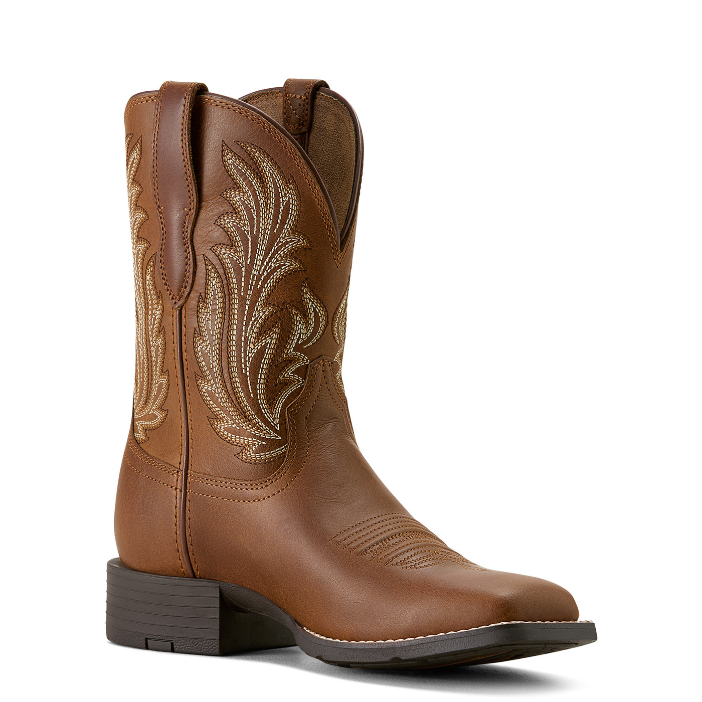 Ariat | Women's Round Up Filly Western Boot | Sorrel Crunch