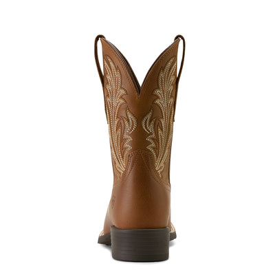 Ariat | Women's Round Up Filly Western Boot | Sorrel Crunch