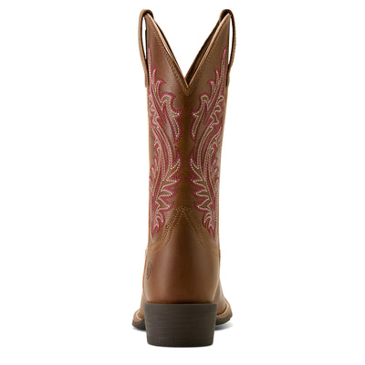 Ariat | Women's Round Up Western Boot | Sorrel Crunch