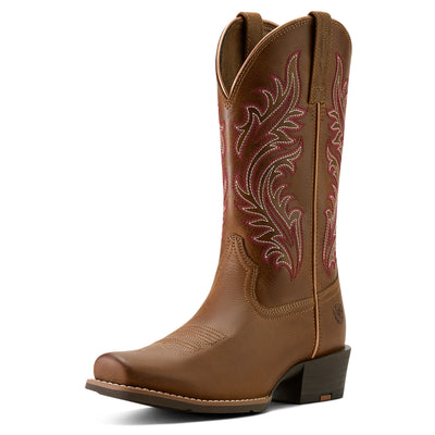 Ariat | Women's Round Up Western Boot | Sorrel Crunch