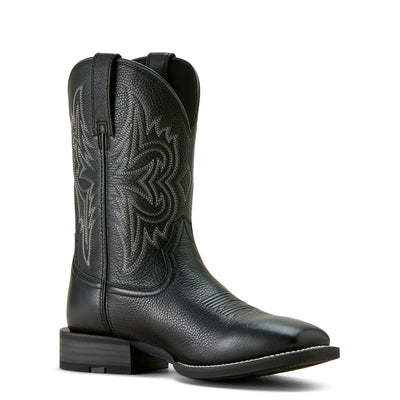 Ariat | Men's Western Big Rig Cowboy Boot | Black Deertan