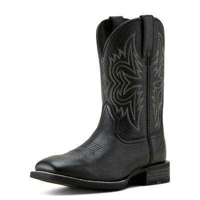 Ariat | Men's Western Big Rig Cowboy Boot | Black Deertan