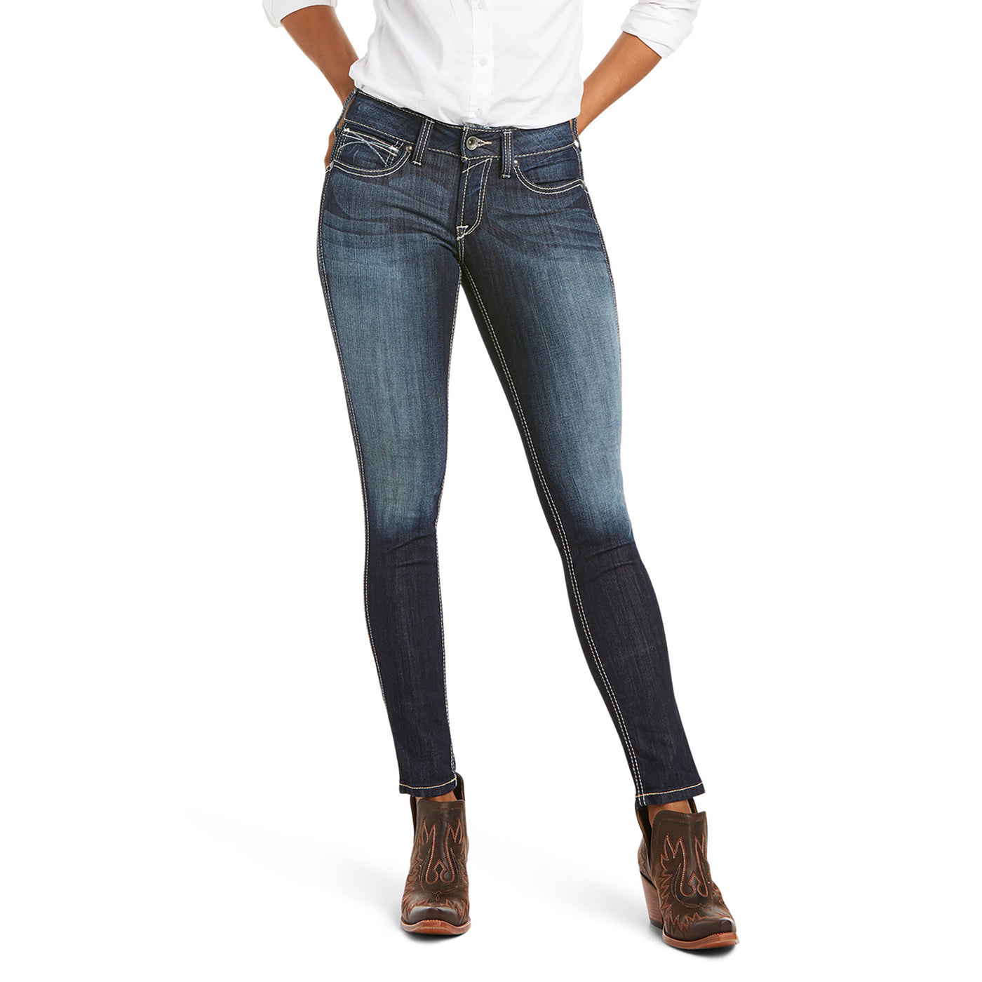 Ariat | R.E.A.L. Mid Rise Skinny Ella Jean | Celestial