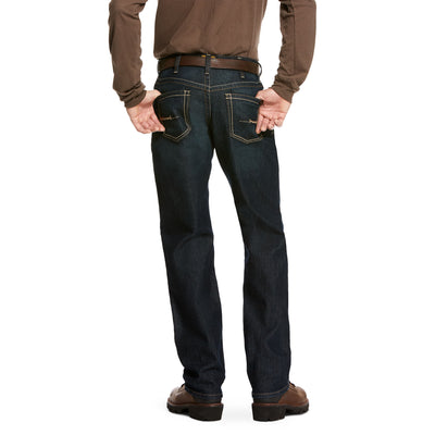 Ariat | Rebar M4 DuraStretch Edge | Stackable Straight Leg Jean | Low Rise | Cobalt