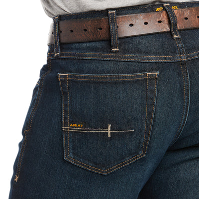 Ariat | Rebar M7 DuraStretch Edge Stackable Straight Leg Jean | Blackstone