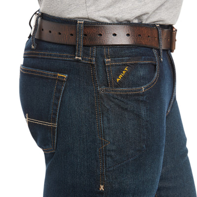 Ariat | Rebar M7 DuraStretch Edge Stackable Straight Leg Jean | Blackstone
