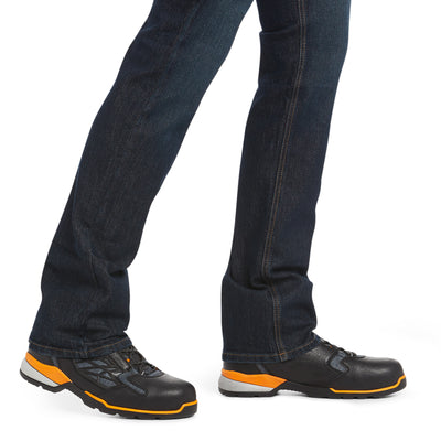 Ariat | Rebar M7 DuraStretch Edge Stackable Straight Leg Jean | Blackstone