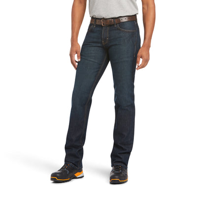 Ariat | Rebar M7 DuraStretch Edge Stackable Straight Leg Jean | Blackstone