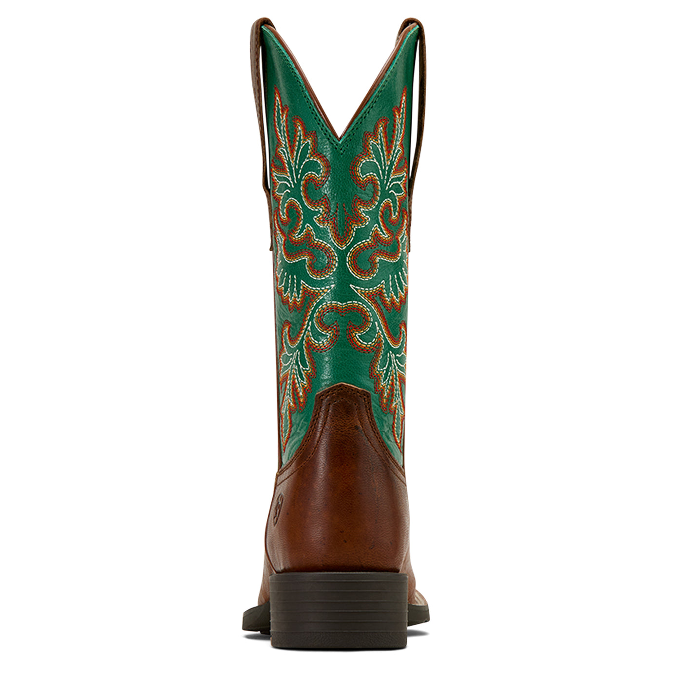Ariat | Women's Round Up | Wide Square Toe | StretchFit Western Boot | Arizona Brown
