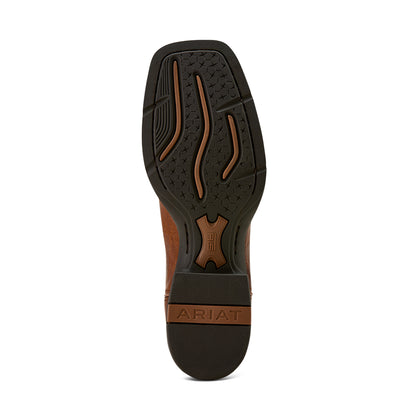 Ariat | Women's Round Up | Wide Square Toe | StretchFit Western Boot | Arizona Brown