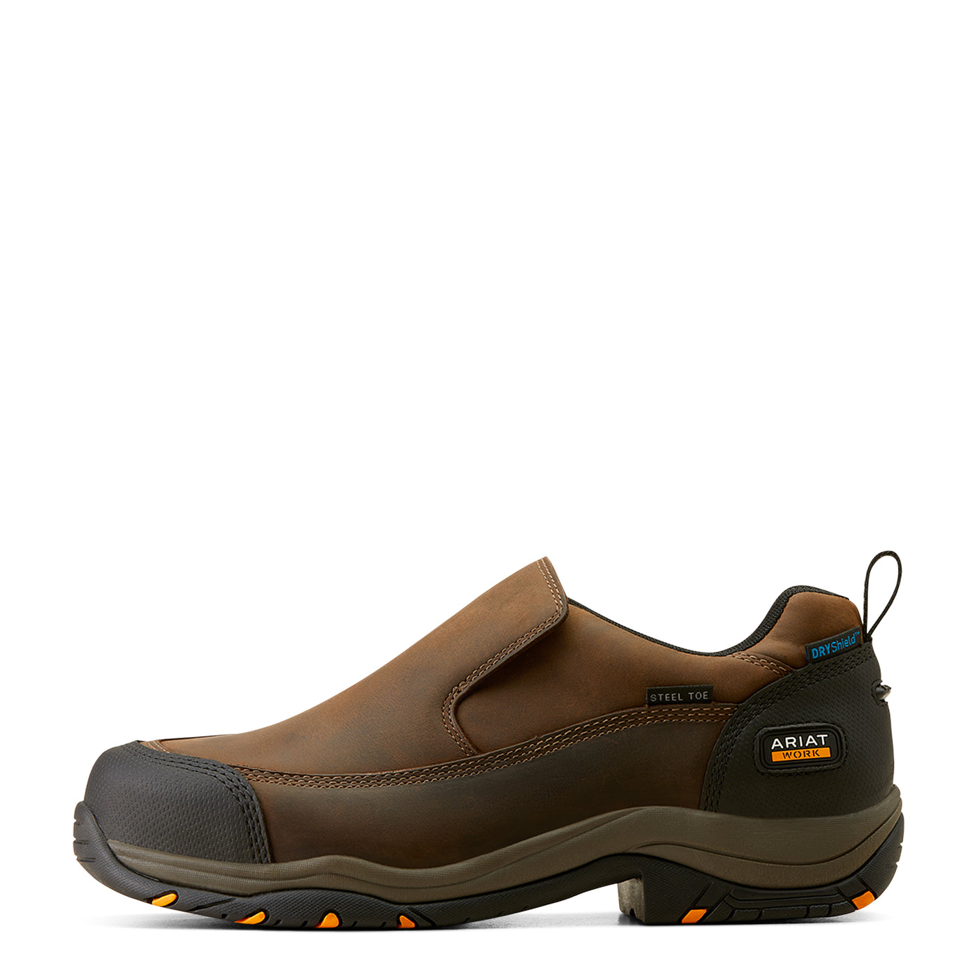 Ariat | Men's Duraralley| Waterproof | Steel Toe |Distressed Brown