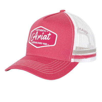 Ariat | Trucker Cap | EST Patch | Raspberry