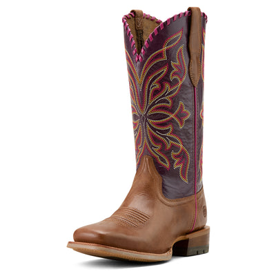 Ariat | Women's Showdown Western Boot | Dark Tan