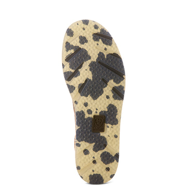 Ariat | Women's Cruiser | Tan Floral Emboss/Tan and White Brindle Hair On