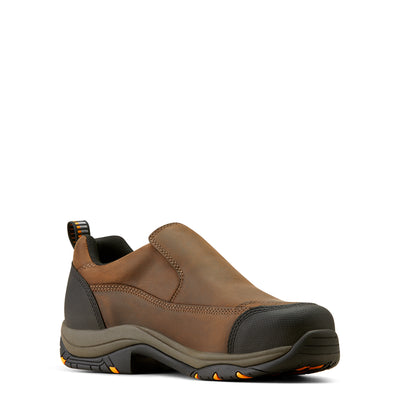 Ariat | Men's Duraralley| Waterproof | Steel Toe |Distressed Brown