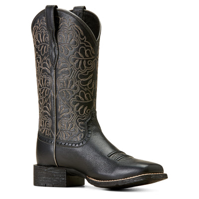 Ariat | Women's Round Up Remuda | Black Deertan