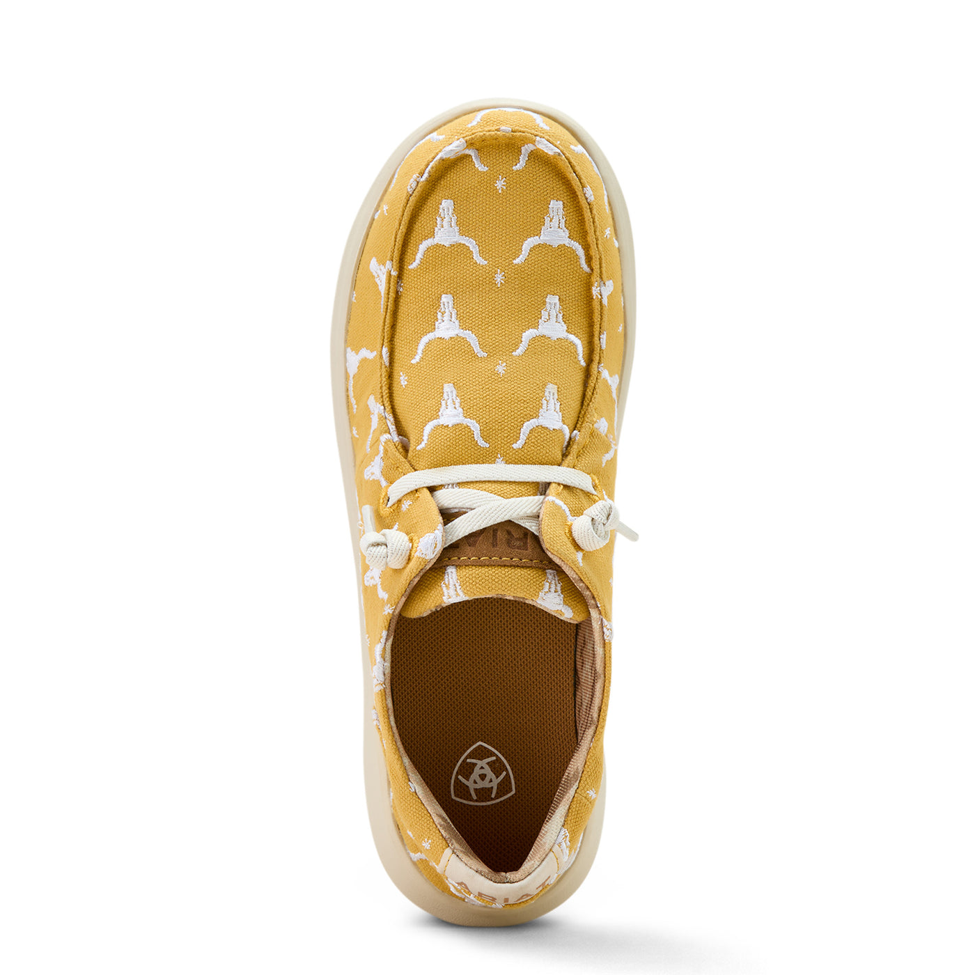 Ariat | Women's Hilo Doodle | Mustard Steer Heads