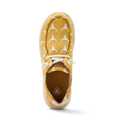 Ariat | Women's Hilo Doodle | Mustard Steer Heads