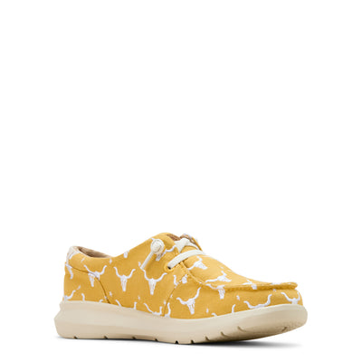 Ariat | Women's Hilo Doodle | Mustard Steer Heads